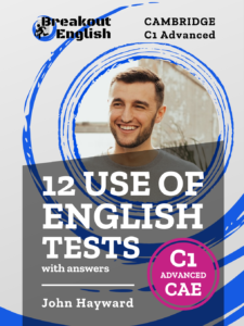 12 Use of English Tests book cover, C1
