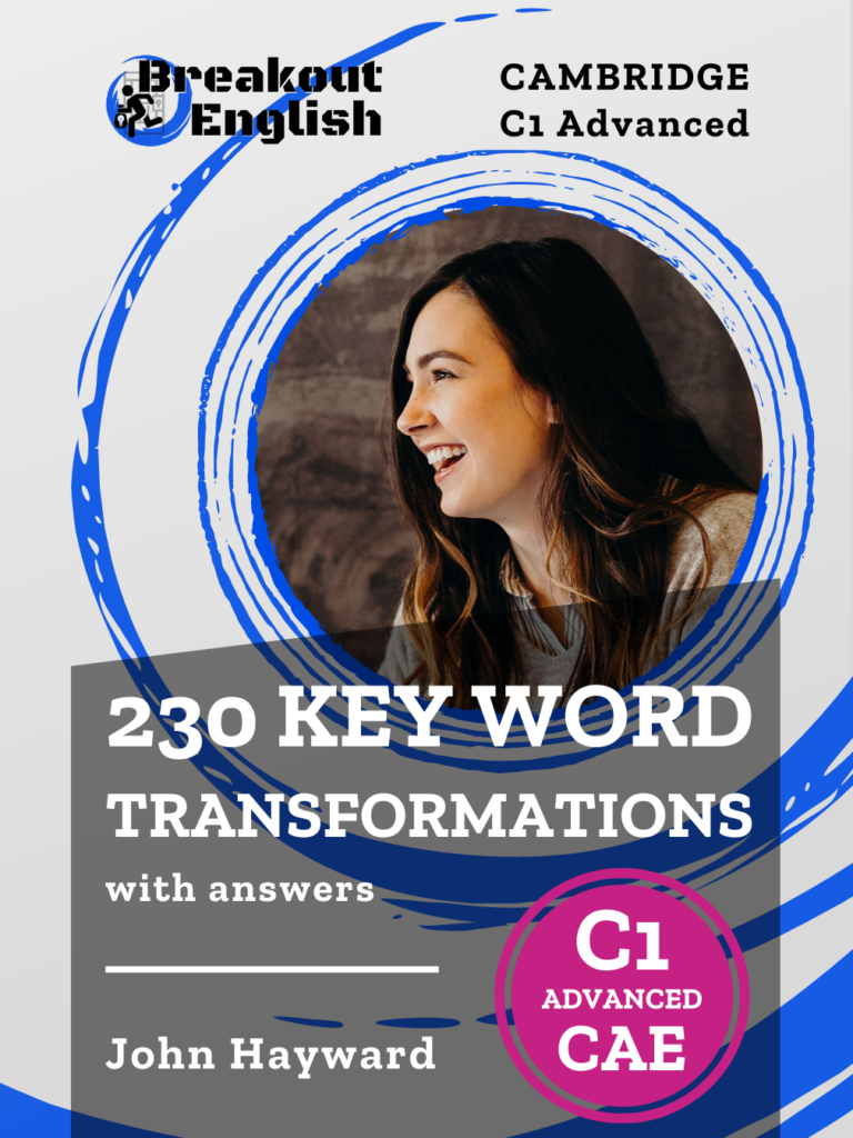 230 Key Word Transformations book cover, C1