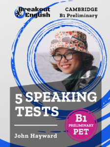 5 Speaking Tests book cover, B1