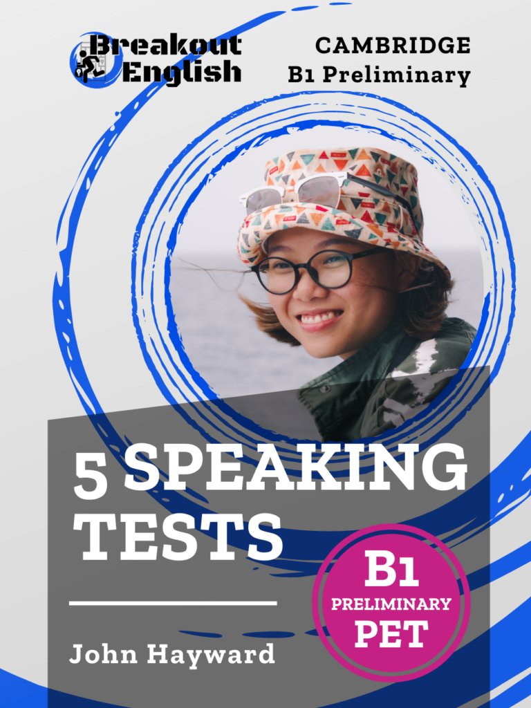 5 Speaking Tests book cover, B1