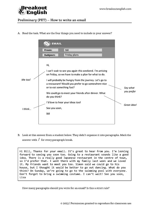 pet writing assignments