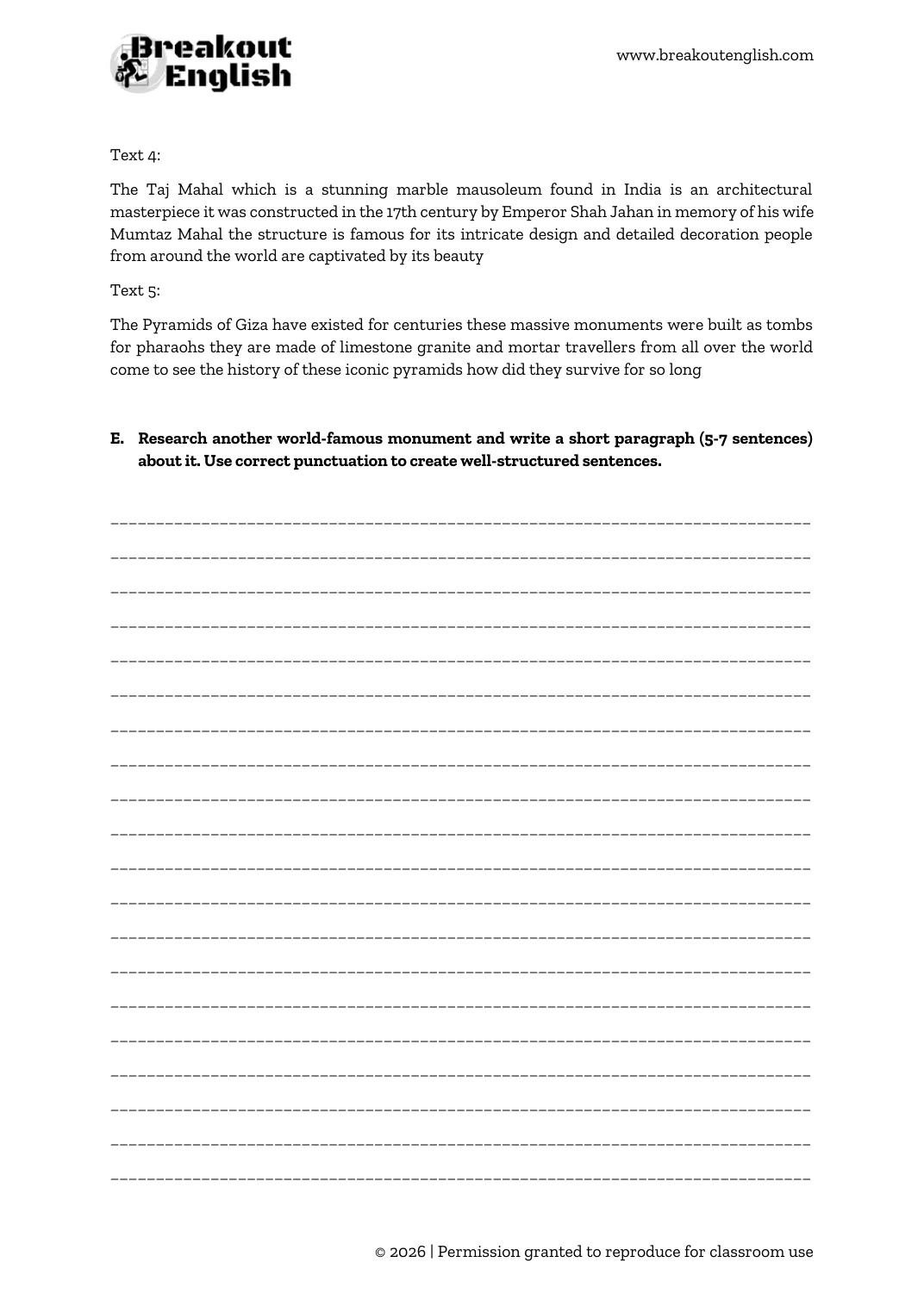 Uses of punctuation marks preview 02
