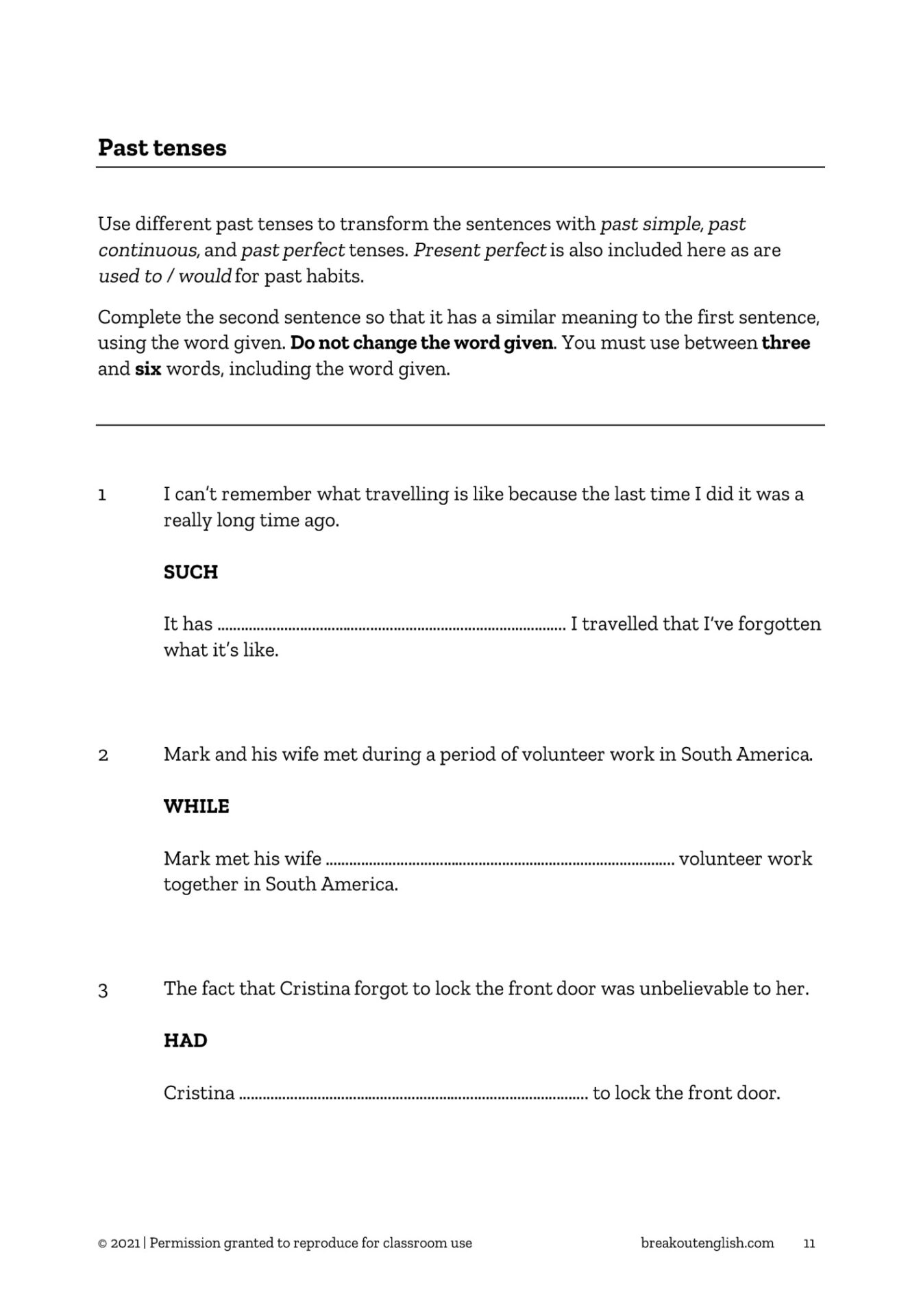 230 Key Word Transformations, sample page 3
