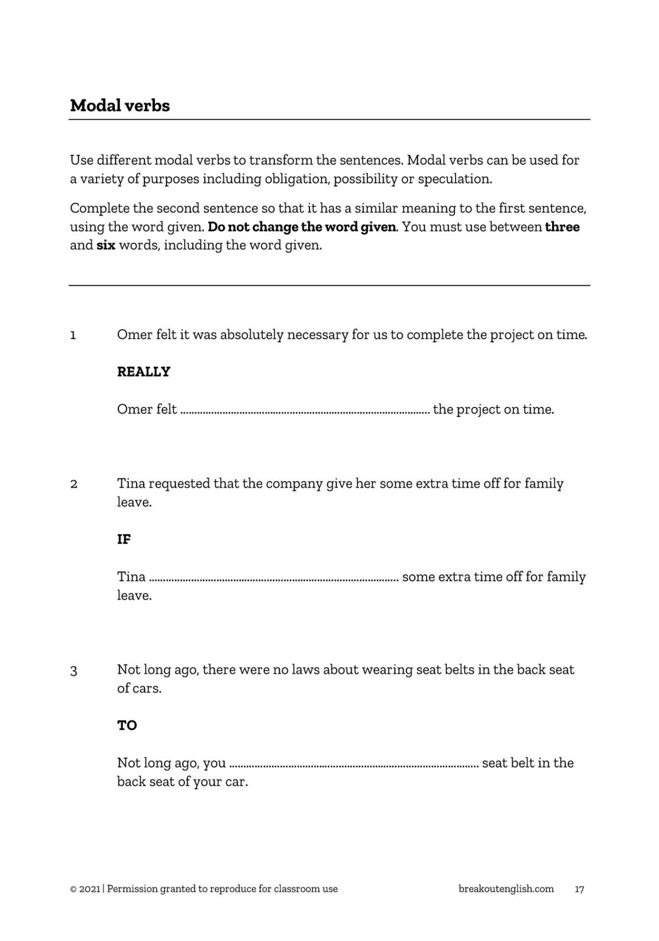 230 Key Word Transformations, sample page 4